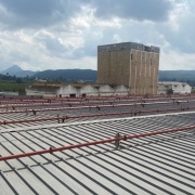 Alzira Dondurma Fabrika İsollat Metal Çatı Isı Yalıtımı -Valensiya- İspanya